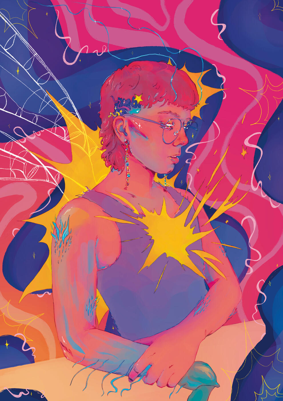 internal-external (2025) | Digital painting - 420 x 594mm