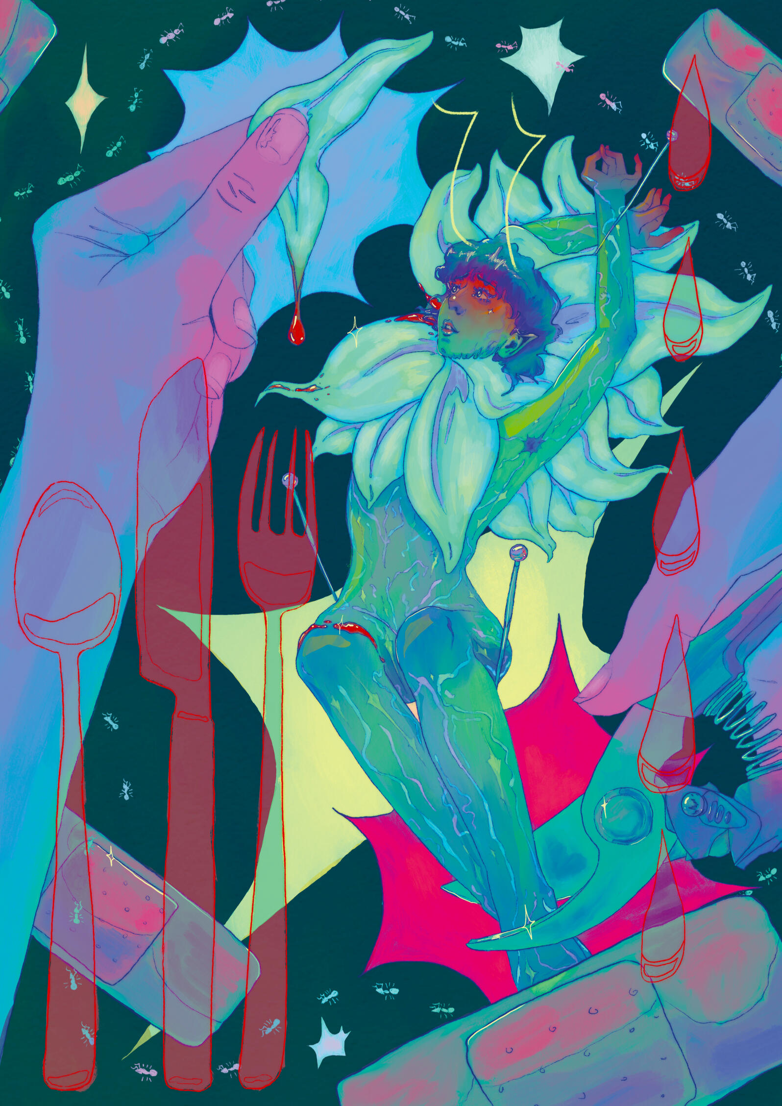 Garnish (2026) | Digital painting - 420 x 594mm