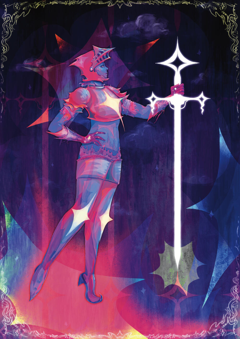 sword in soft hands (2026) | Digital painting - 420 x 594mm