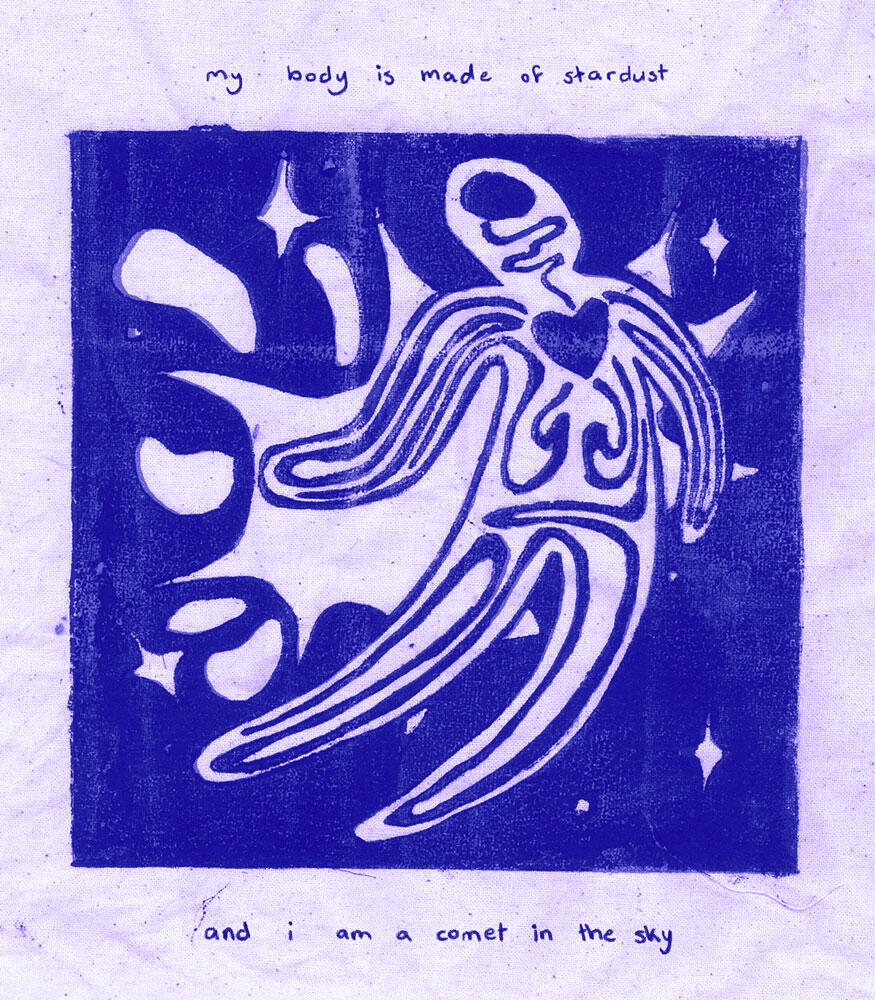 Stardust (2023) | Mixed media - 209 x 240mm